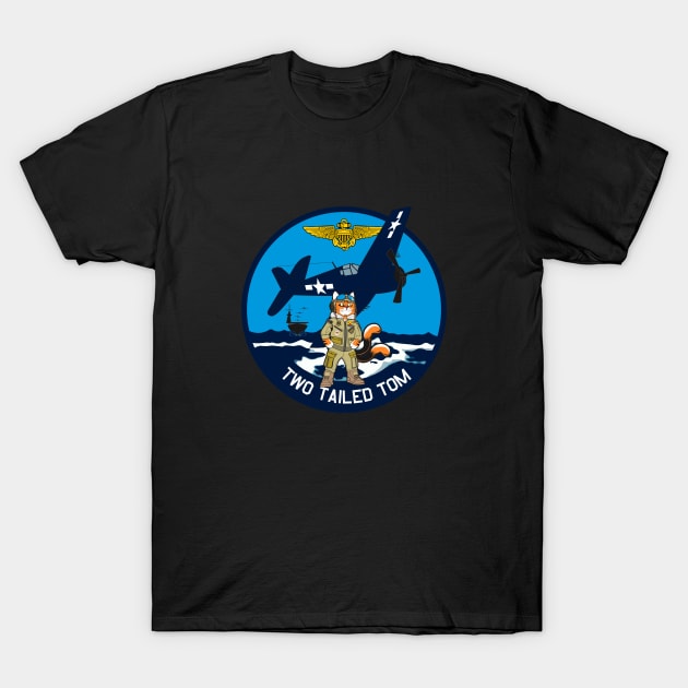 Sundowners Two Tailed Tom  F6F Hellcall T-Shirt by Two Tailed Tom